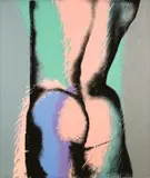 Andy Warhol, Ohne Titel (Torso), 1977, Serigraphie auf Acryl auf Leinwand