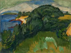 Ernst Ludwig Kirchner, Große Fehmarnküste, 1913, Öl auf Leinwand