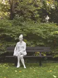 George Segal, Woman on Park Bench