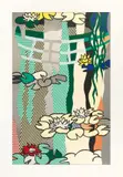 Roy Lichtenstein, Water Lilies with Japanese Bridge, 1992, Farbige Lackserigrafie auf Edelstahl