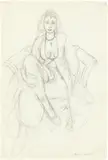 Henri Matisse, La Persane, 1929, Bleistift auf Papier
