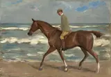 Max Liebermann, Reiter am Strand nach links