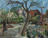 Lovis Corinth, Landschaft im Vorfrühling, 1922, Öl auf Leinwand