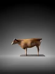 Ewald Mataré, Stehende Kuh ‚Windkuh‘, 1923, Bronze mit brauner Patina