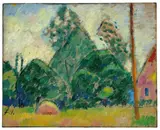 Alexej von Jawlensky, Runde Bäume – Wasserburg