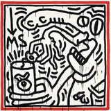 Keith Haring, Portrait of Elliot Gross, 1985, Acryl auf Leinwand