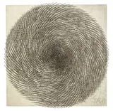 Spirale by Günther Uecker, 1983, Nägel über Acryl auf Leinwand auf Holz, sold Nov 2009
