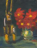 Emil Nolde, Kopfjäger und Georginen