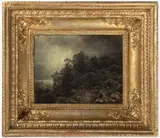 August Piepenhagen, Road in the Mountains During a Storm and Rain