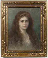 Vojtěch Hynais, La Parisienne, 1886, Pastel, paper