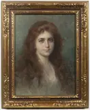 Vojtěch Hynais, La Parisienne, 1886, Pastel, paper