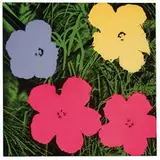 Flowers by Andy Warhol, 1970, Screenprint on paper, sold May 2019