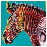 Grevy's Zebra (from Endangered Species Portfolio) by Andy Warhol, 1983, Screenprint on Lenox Museum Board, sold May 2019