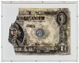Robert Dowd, Dollar Bill, 1963, Mixed-media on paper