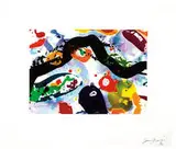 Sam Francis, Untitled (SFE-112), 1994, Etching and aquatint on paper