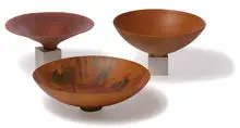 Ron Kent, Turned wood bowls (3), N.d