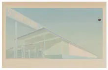 Ed Ruscha, Cheese Mold Standard with Olive, 1969, 13-color screenprint on wove paper