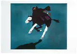 Fritz Scholder, Galloping Indian after Leigh, 1979, Etching and aquatint on Magnani paper