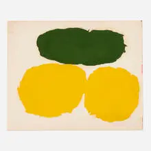 Ray Parker, Untitled, c. 1960, oil on paper