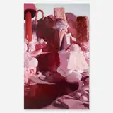 Will Cotton, Red Pop Ravine, 2001, oil on canvas