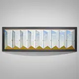Patrick Hughes, Synchronised Swimming, 1998, oil on board construction