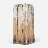 Shigeo Toya, Inner Garden I, 1990, carved wood, ashes and acrylic