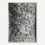 Adam Fuss, Untitled (Snake Powder), 1997, silver print photogram mounted to canvas in artist's frame