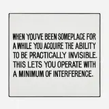 Jenny Holzer, Untitled (from the Living Series: When You've Been Someplace)