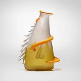 Dan Dailey, Spent (from the Abstract Heads series), 1995, hand-blown, sandblasted, and acid-polished glass