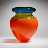 Sonja Blomdahl, Vase, 1996, hand-blown incalmo glass
