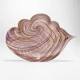 Nancy Callan, Raspberry Delight (from the Cloud series), 2013, hand-blown glass