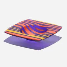 Klaus Moje, Untitled, 1981, fused and slumped glass