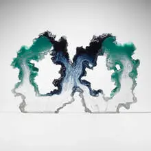 Colin Reid, R238, 1987, cast and polished optical glass