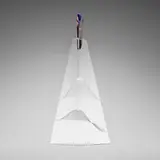 Ján Zoričák, Fleur celeste 9002, 1989, cast, cut and polished glass