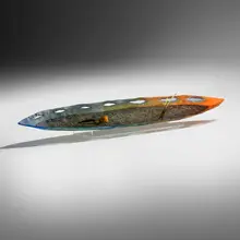 Jay Musler, Six A.M. (from the Day Into Night series), 1991, cast glass with enamel paint