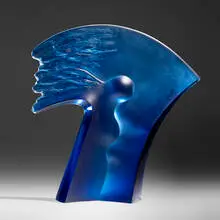Latchezar Boyadjiev, Delusion, 2002, cast, acid-etched, and polished glass