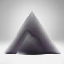 Stanislav Libenský and Jaroslava Brychtová, Through the Cone, 1994, cast glass