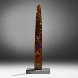 Bertil Vallien, Standing Boat, 1999, sand-casted glass, steel