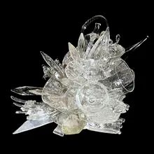 Beth Lipman, Cluster #29, 2022, blown and formed glass