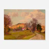 Robert Emmett Owen, Country Road, oil on board