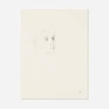 Dora Maar, Portrait, ink on paper
