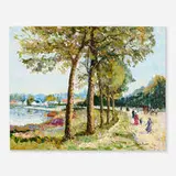 Hugues Claude Pissarro, La Seine A Marly-Le-Roc