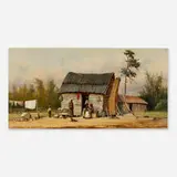 William Aiken Walker, Plantation Workers, oil on board