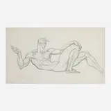 Donald De Lue, Untitled, 1954, graphite on paper