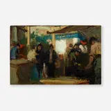 Martha Walter, The Market at Dawn