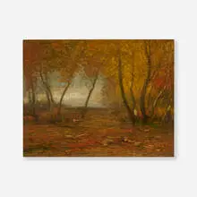 John Francis Murphy, Untitled (Forest Scene), 1901, oil on canvas