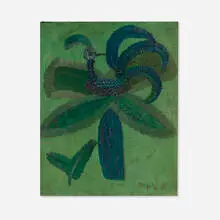 Henri Maik, In the Nest, 1965, oil on canvas