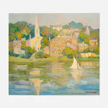 Fern Coppedge, Summer, The Upper Delaware, c. 1935, oil on canvas