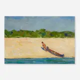 William Langson Lathrop, Long Island Beach Sketch, 1936, oil on Masonite