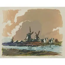 Ernest W. Watson, Dutch Pastures